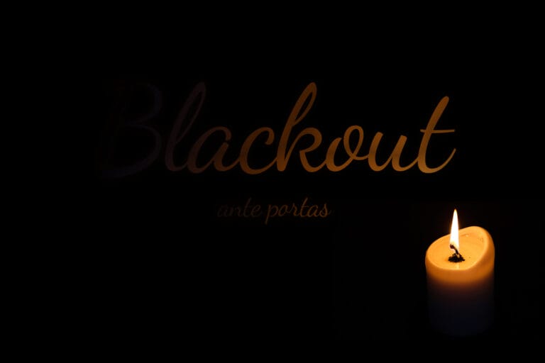 Dunkelheit bei Blackout