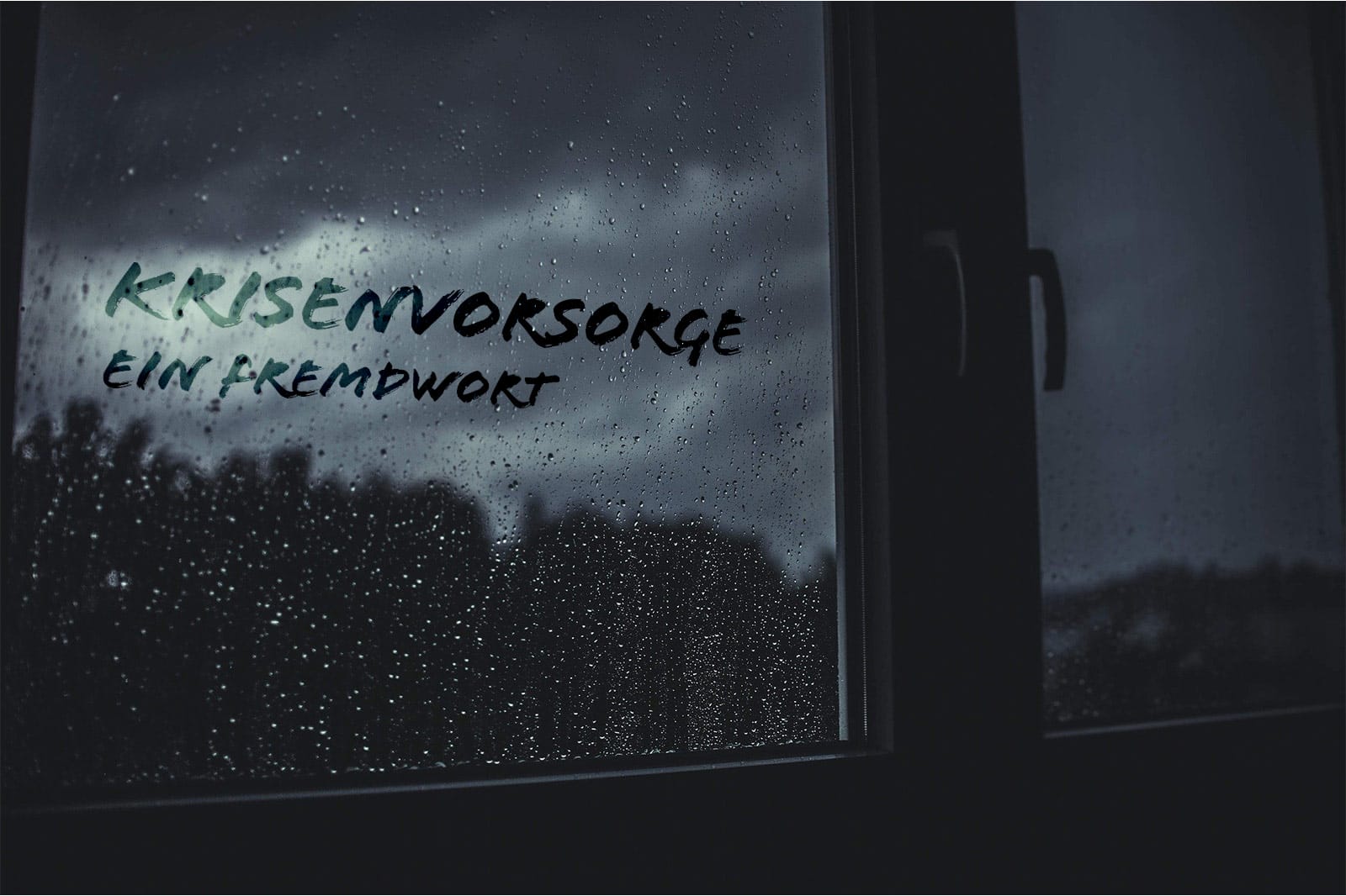 Krisenvorsorge ein Fremdwort?