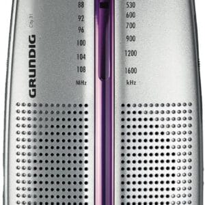 Grundig City 31 Tragbares Radio (UKW-/MW-Tuner) chrome