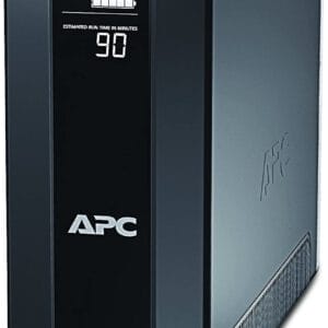 APC Back UPS PRO USV 900VA Leistung - BR900G-GR - inkl. 150.000 Euro Geräteschutzversicherung (5-Schuko Ausgänge, Stromsparfunktion, Multifunktionsdisplay)