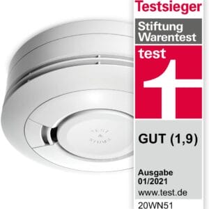 Ei Electronics Ei650 Rauchmelder (mit 10-Jahres-Batterie, Testsieger Stiftung Warentest, 1 Stück)