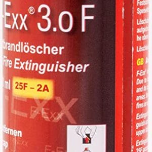 F-Exx 3.0 F - Der Fett- und Festbrand-Feuerlöscher für die Küche und Zuhause