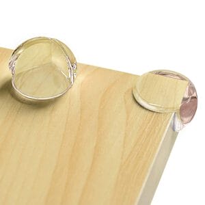 Eckenschutz und Kantenschutz für Kindersicherung, für Tisch und Möbel Ecken, Stoßschutz für Baby und Kinder, transparent