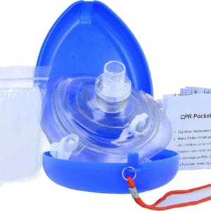 Horn Medical Notfall-Beatmungsmaske - Pocketmaske in einer handlichen blauen Box