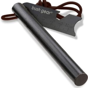 BUSHGEAR Black Steels Feuerstahl - XXL Feuerstarter