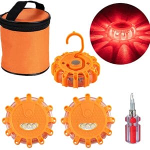 Auptiz 3 Stück LED Notfall Warnleuchten