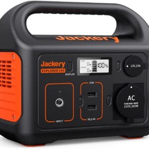 Jackery Tragbare Powerstation Explorer 240 - Mobiler Stromspeicher & Solar Generator mit 230V Steckdose